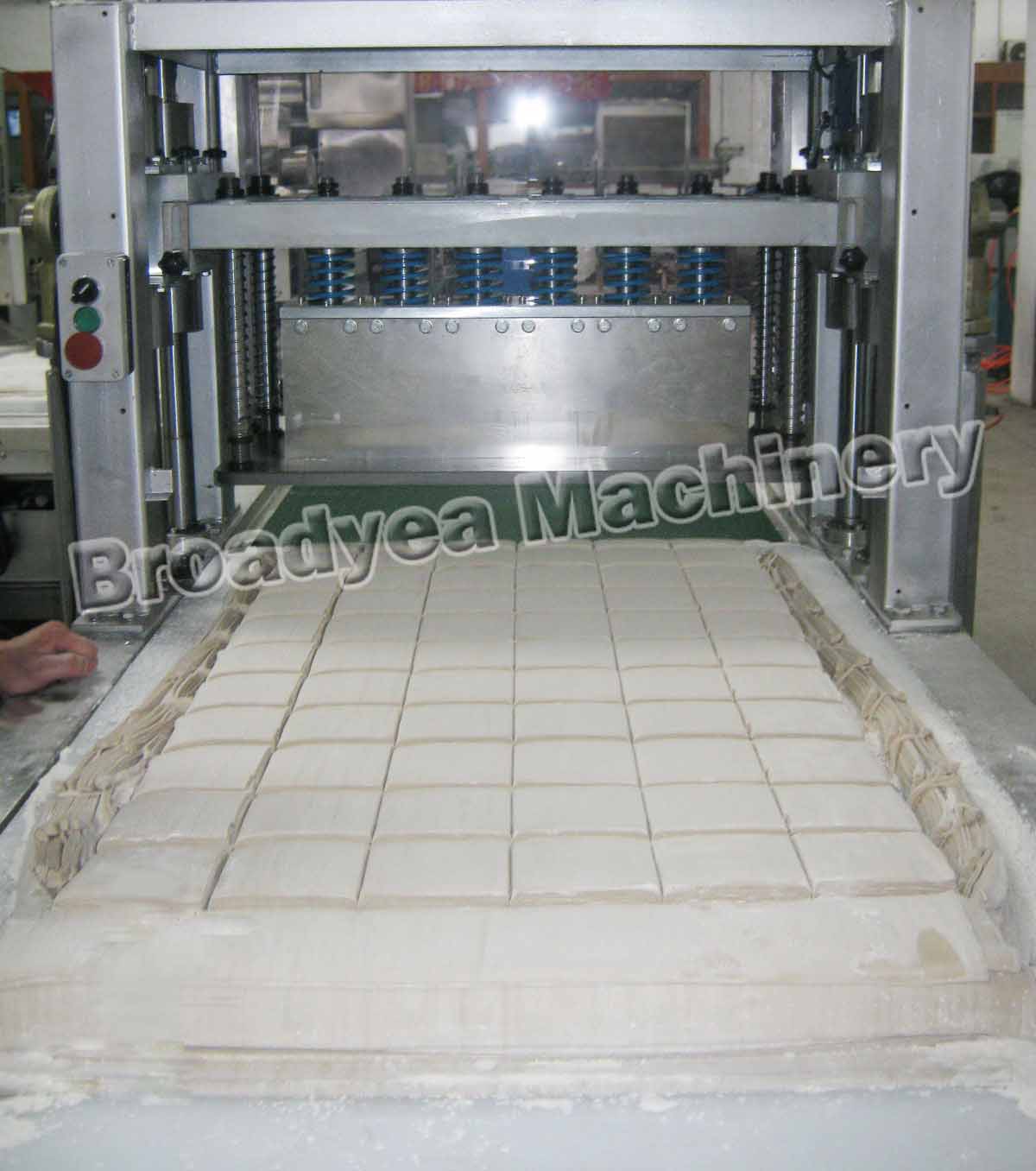 Broadyea Machinery dumpling wrapper sample show.JPG